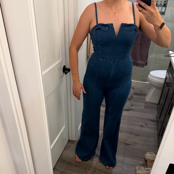 Denim jumpsuit - Picture 3 of 10